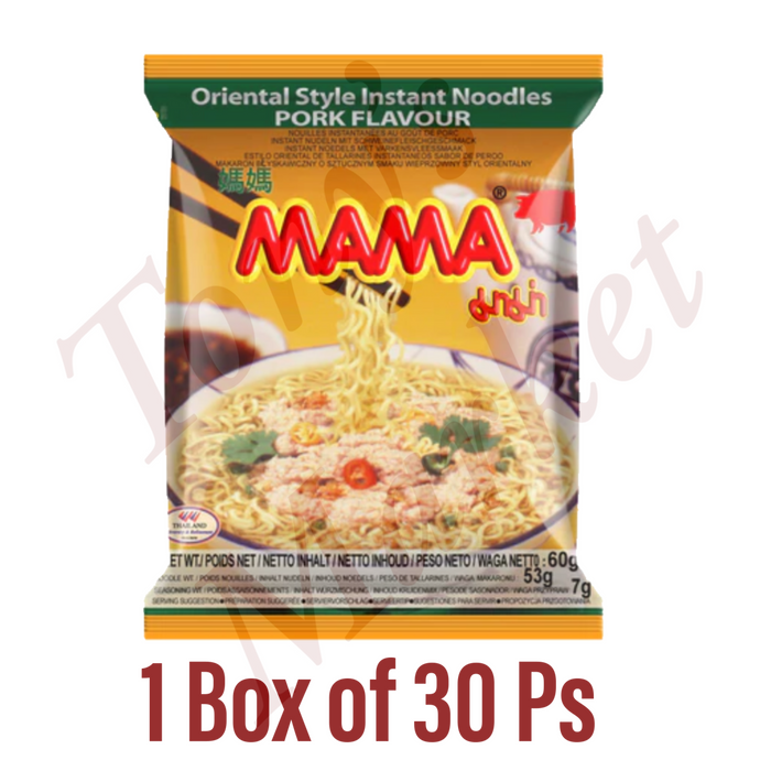 MAMA Shrimp Pork Flavour Noodles Whole Box【猪肉风味面】