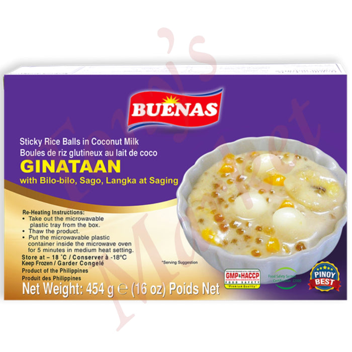 Buenas - Sticky Rice Balls in Coconut Milk 454g