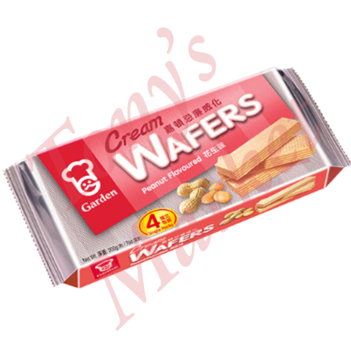 Garden - Cream Wafers Peanut Flavour (4 Single Packs) 200g