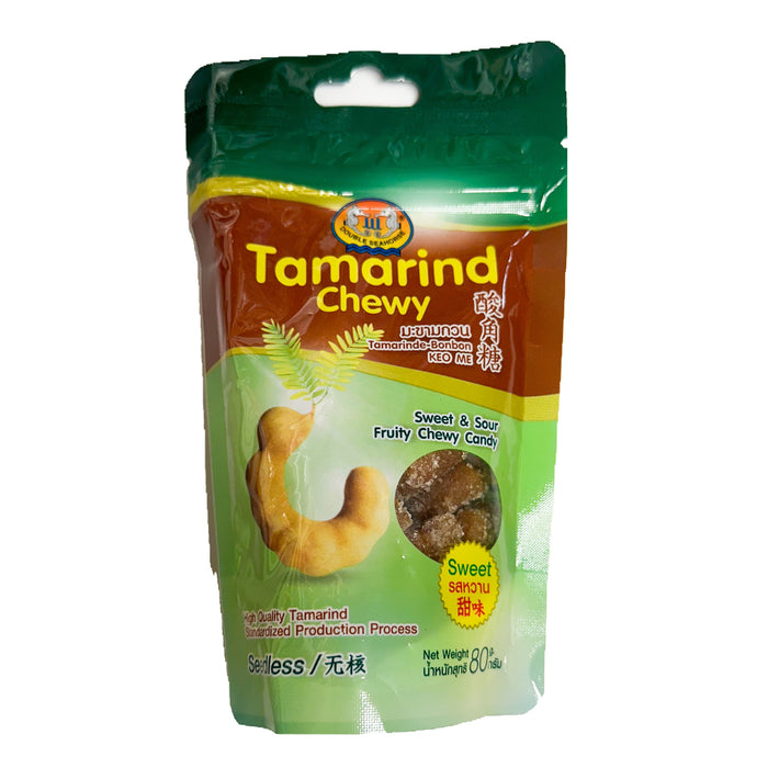 Double Seahorse-Tamarind Chewy Sweet 80g