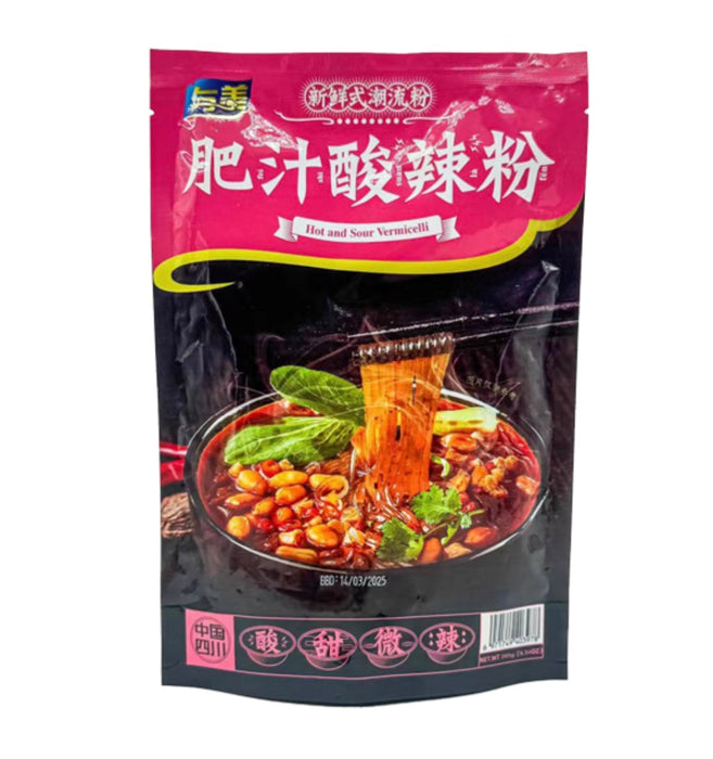 Yumei Hot & Sour Vermicelli Feizhi 270g