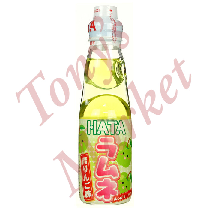 Hatakosen Ramune Soda - Apple Flavour 200ml