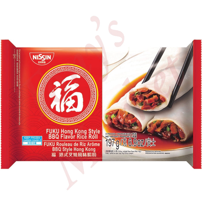 NISSIN- FUKU Hong Kong Style BBQ Flavor Rice Roll 197g