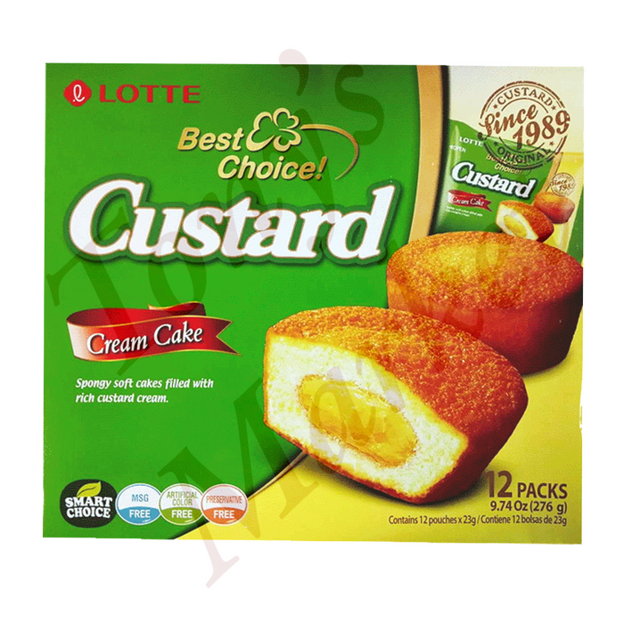 Lotte Custard Cream Cake 276g