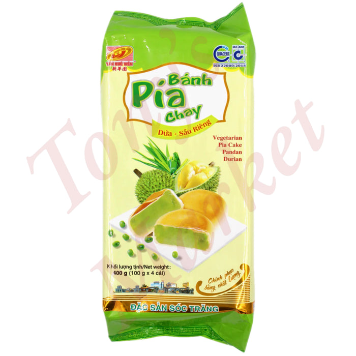 Tan Hue Vien - Durian & Pandan Leaf Cake 400g (Frozen)