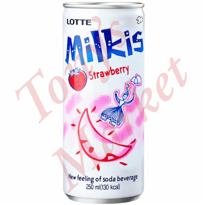 Lotte Milkis Strawberry Cream Soda 250ml