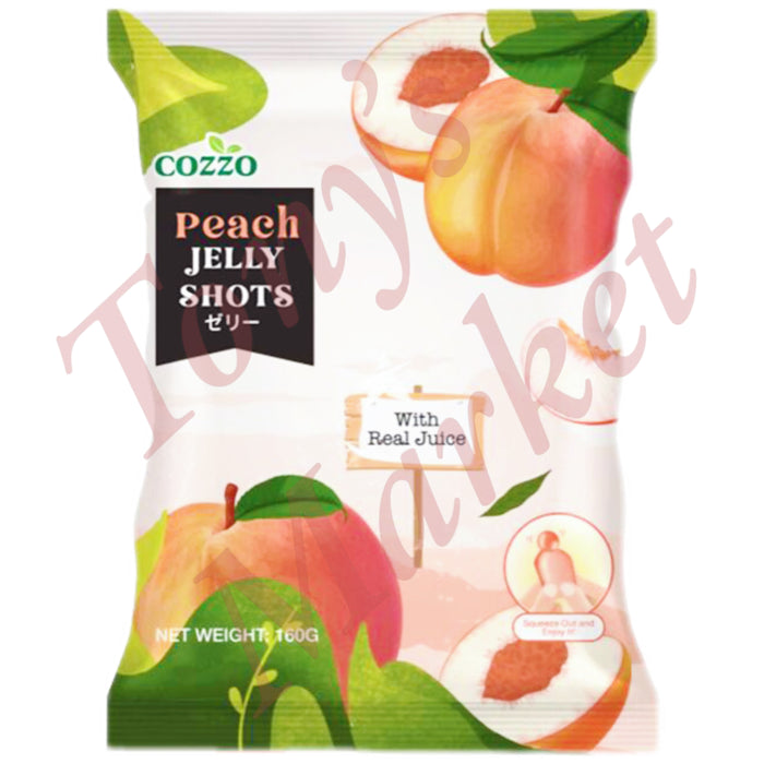 Cozzo - Peach Jelly Shots With Real Juice 160g