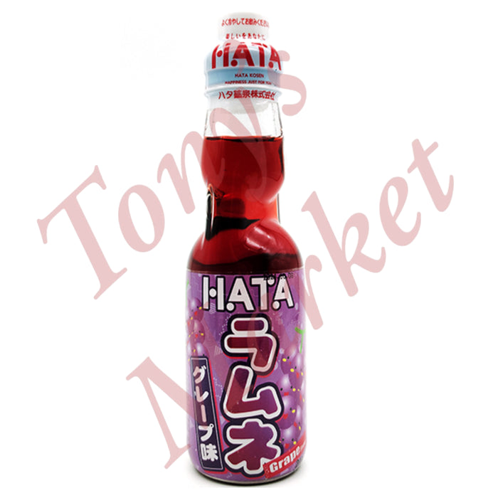 Hatakosen Ramune Soda - Grape Flavour 200ml