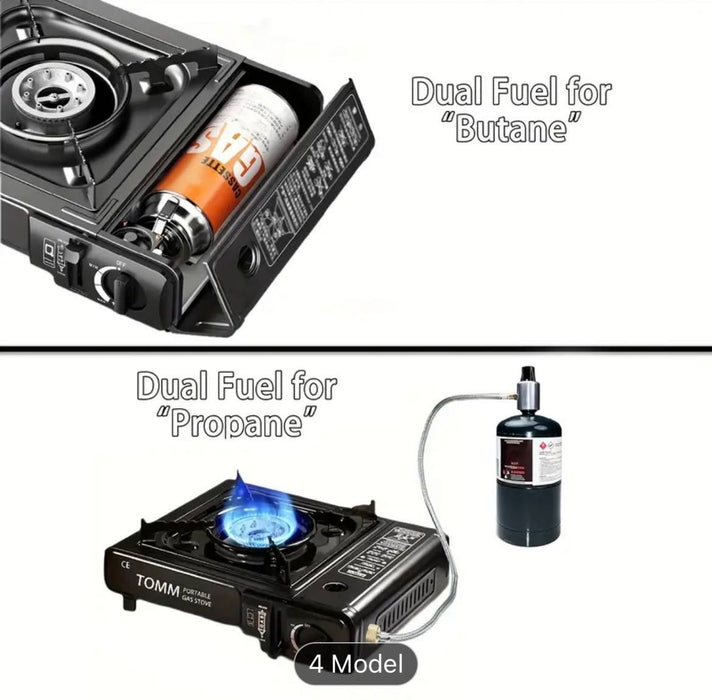 Portable Butane Gas Stove, Cassette Stove, Without Ignition Device, Suitable For Butane Gas Tank