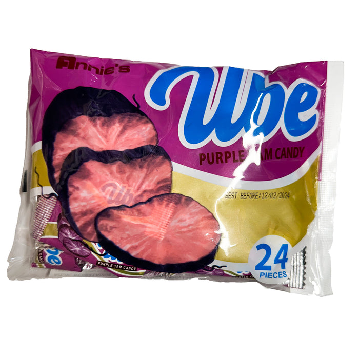 Annie‘s-Ube Purple Yam Candy 24 Pieces