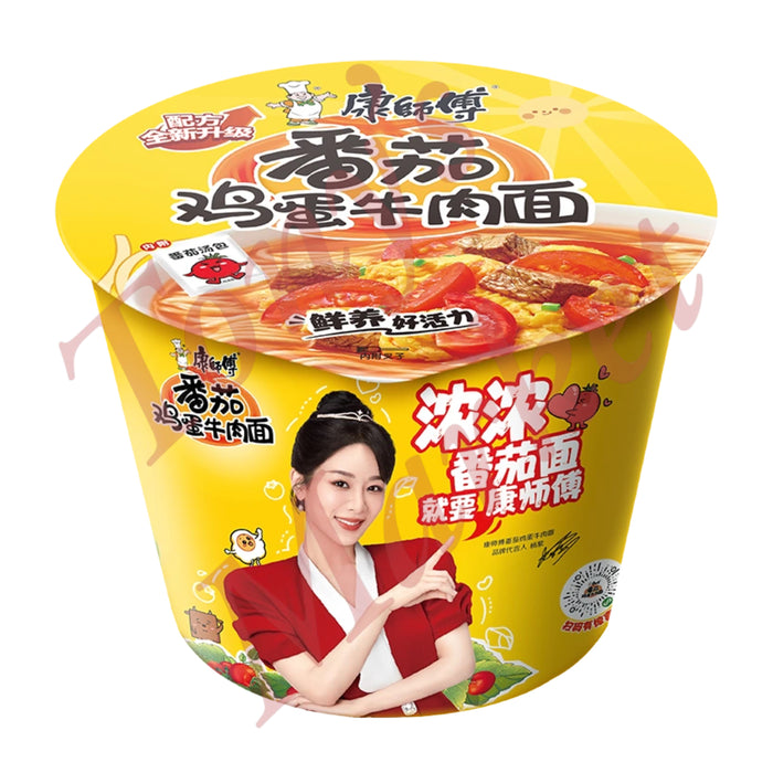 康师傅 番茄鸡蛋牛肉面 KSF Tomato Egg Roasted Beef Noodles 126g