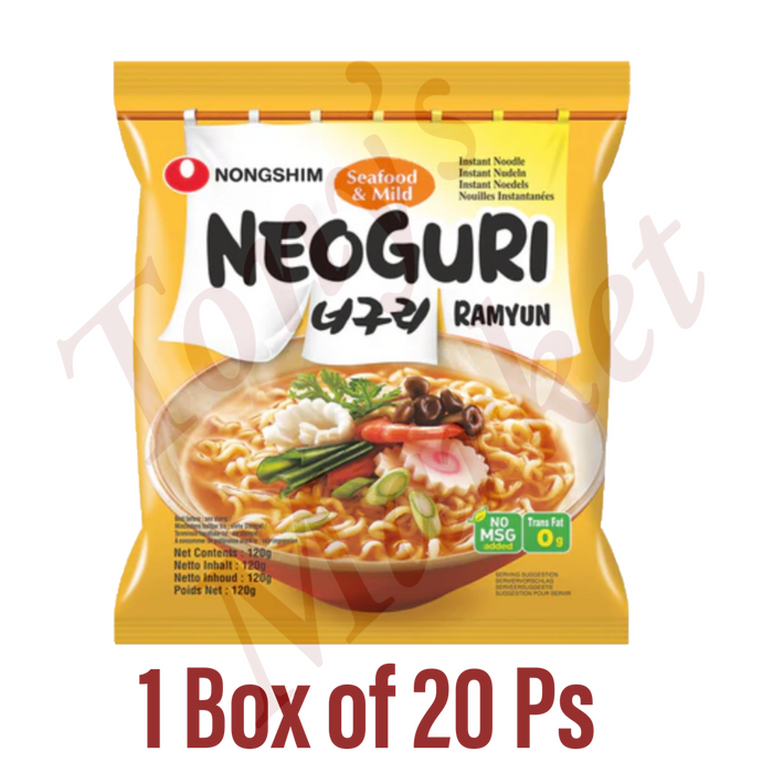 NONGSHIM Neoguri Ramyum Seafood & Mild Whole Box【海鲜拉面】