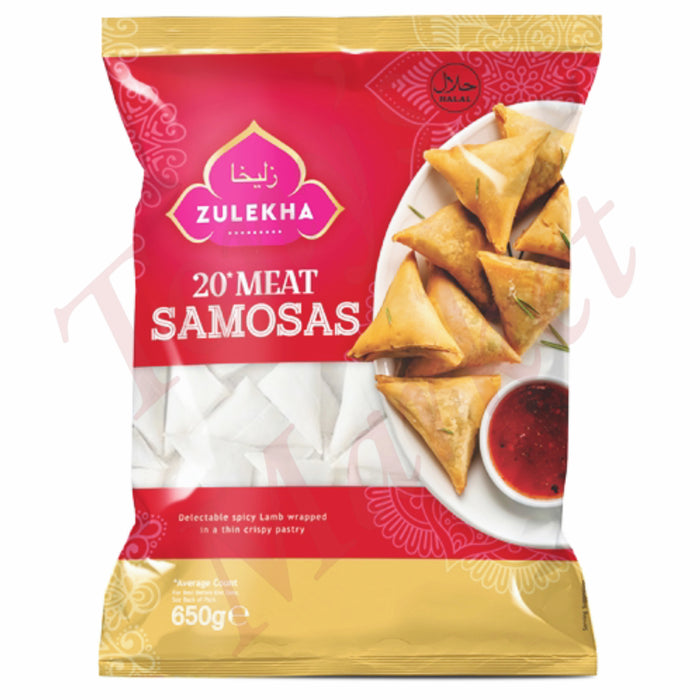 ZULEKHA - 20 MEAT SAMOSAS (HALAL) 650g