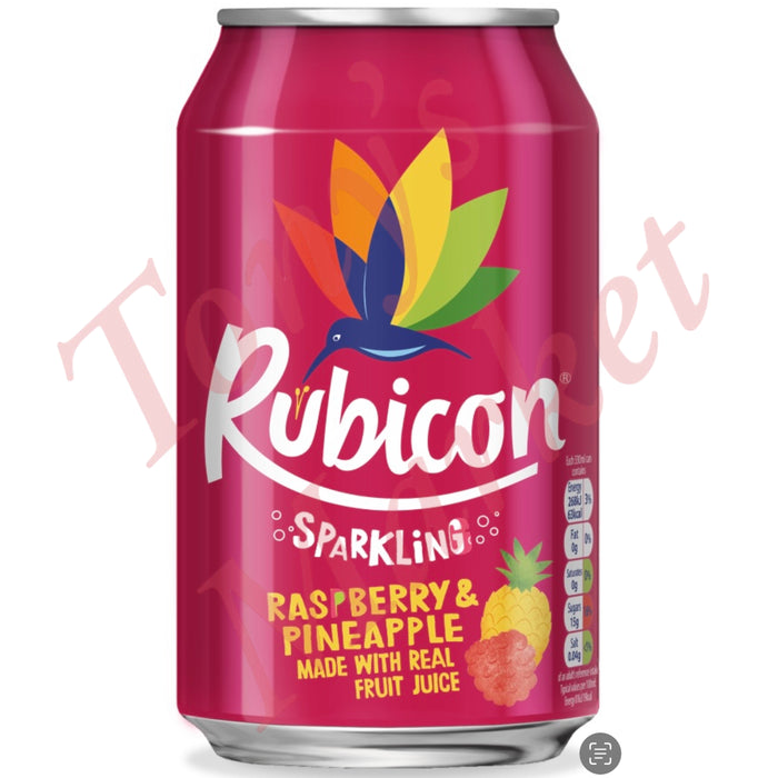 Rubicon - Sparkling Raspberry & Pineapple  Flavour Drink 330ml