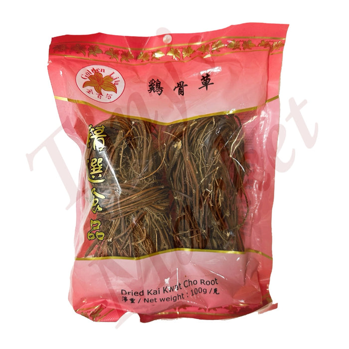 Golden Lily-Dried Kai Kwat Cho Root 金百合 鸡骨草 100g