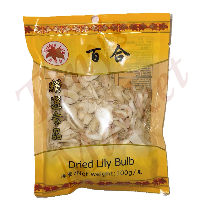 Golden Lily-Dried Lily Bulb 金百合 百合 100g