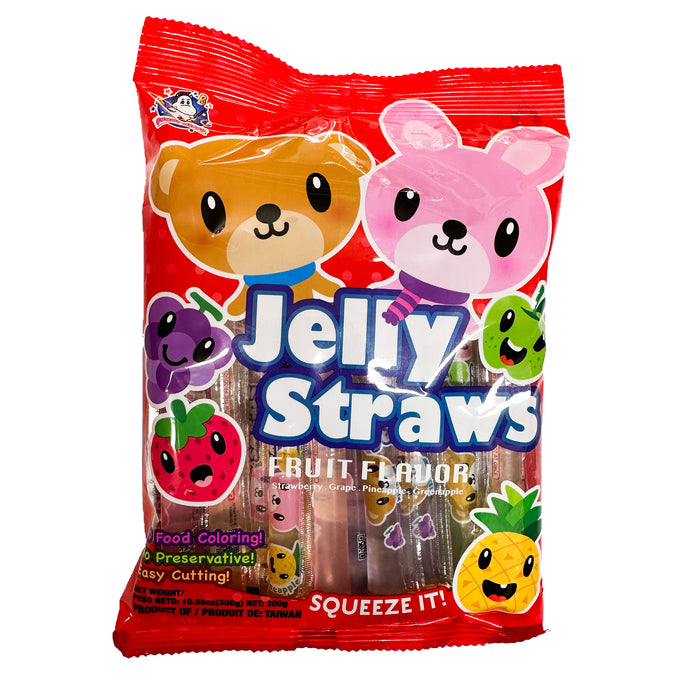 ABC-Jelly Straws-Assorted Flavor 300g