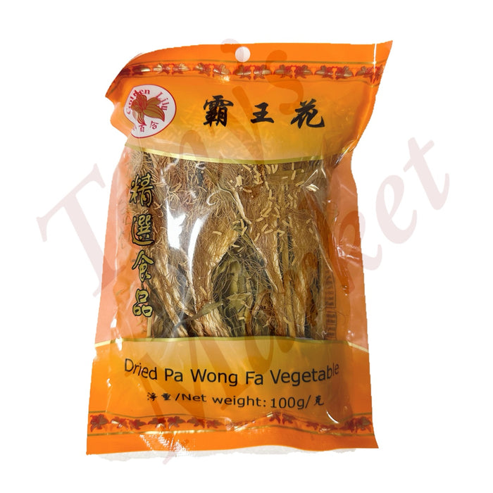 Golden Lily-Dried Pa Wong Fa Vegeteble 金百合 霸王花 100g