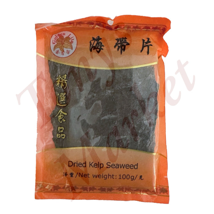 Golden Lily-Dried Kelp Seaweed 金百合 海带片 100g