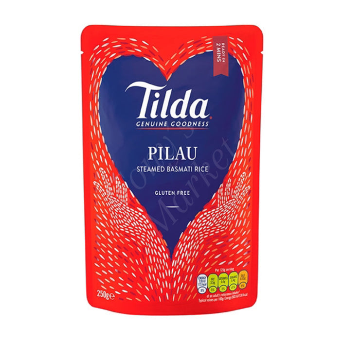 Tilda - Pilau Steamed Basmati Rice (Gluten Free) 250g