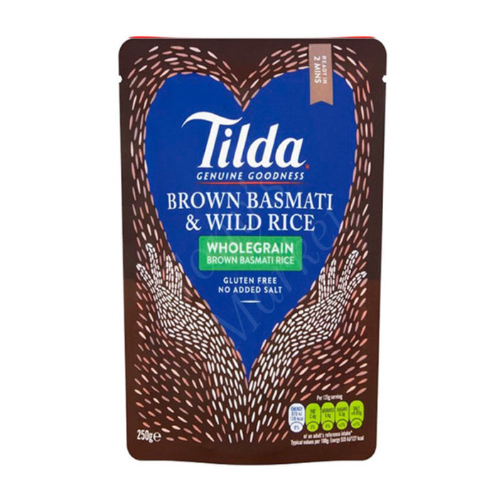 Tilda - Brown Basmati & Wild Rice (Gluten Free) 250g