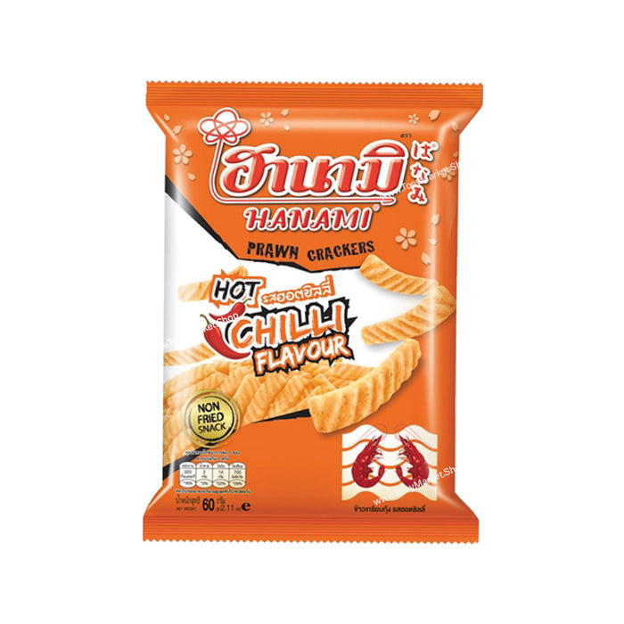 HANAMI Prawn Crackers Hot Chilli Flavour 52g