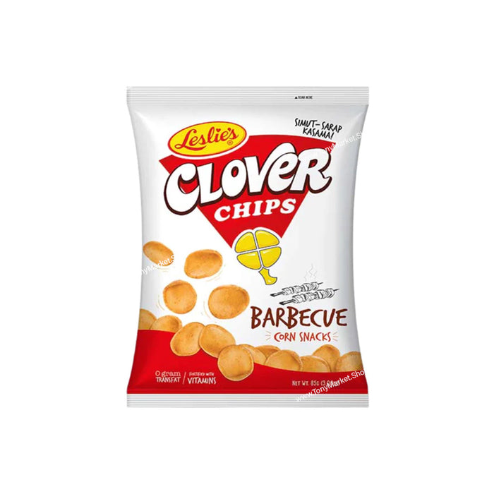 LESLIE’s Clover Chips Barbeque Corn Snacks 85g