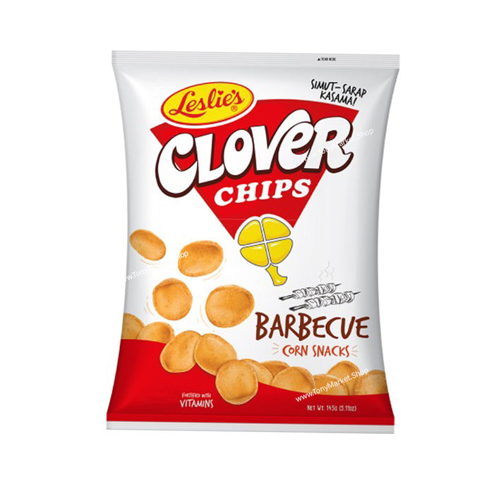 LESLIE’s Clover Chips Barbeque Corn Snacks 145g