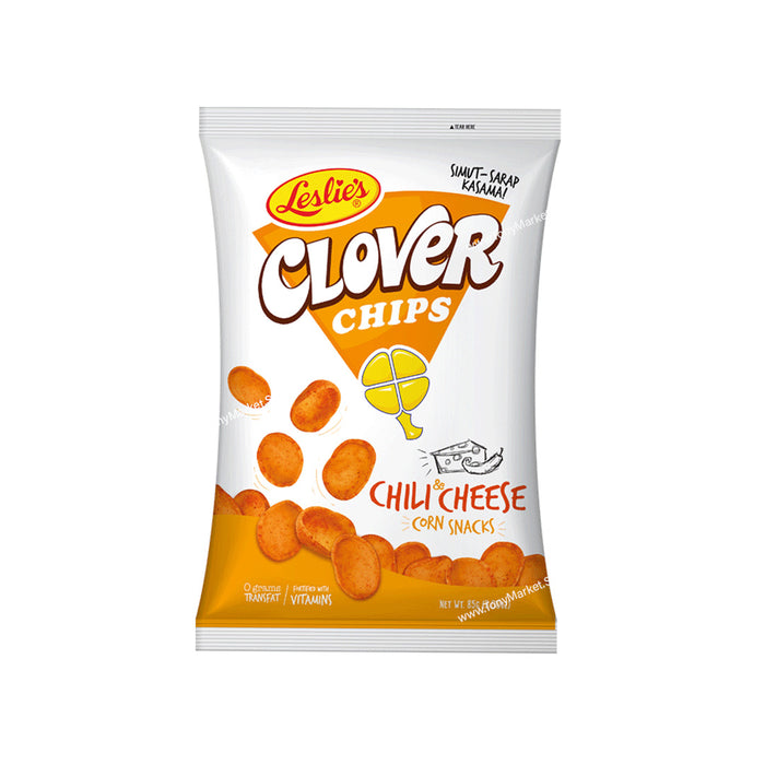 LESLIE’s Clover Chips Chili & Cheese Corn Snacks 85g