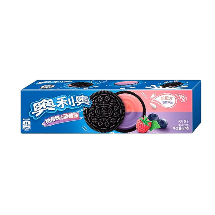 OREO Sandwich Biscuit Blueberry & Raspberry Flavor 97g