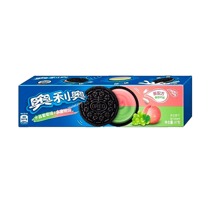 OREO Sandwich Biscuit Grape & Peach Flavor 97g