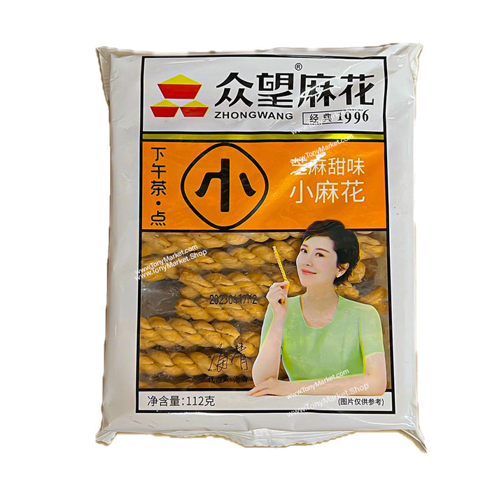 ZW Fried Dough Twist - Sweet Sesame With Sugar & Sweetener 130g