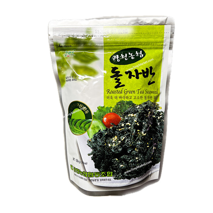 NH FARM Roasted Green Tea Seaweed 50g