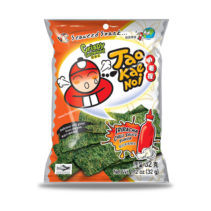 TAO KAE NOI Crispy Seaweed - Sriracha Chilli Sauce Flavor 32g