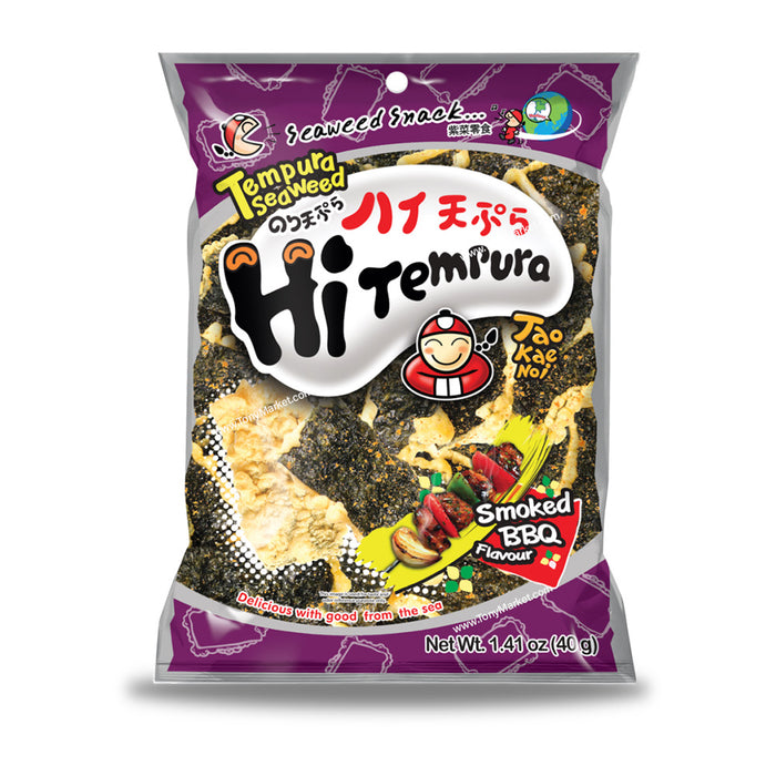 TAO KAE NOI Tempura Seaweed Hi Tempura - Smoked BBQ Flavour 40g