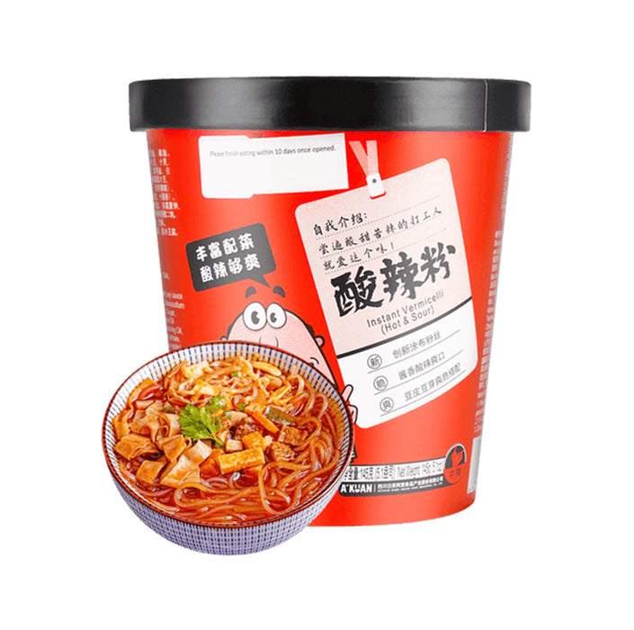 A KUAN Instant Vermicelli Hot & Sour 145g