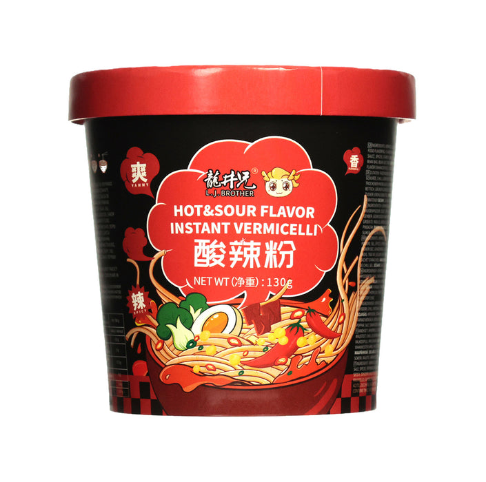 L.J. Brother Hot & Sour Flavor Instant Vermicelli 130g