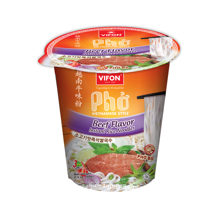 VIFON Beef Flavor Instant Rice Noodle 60g