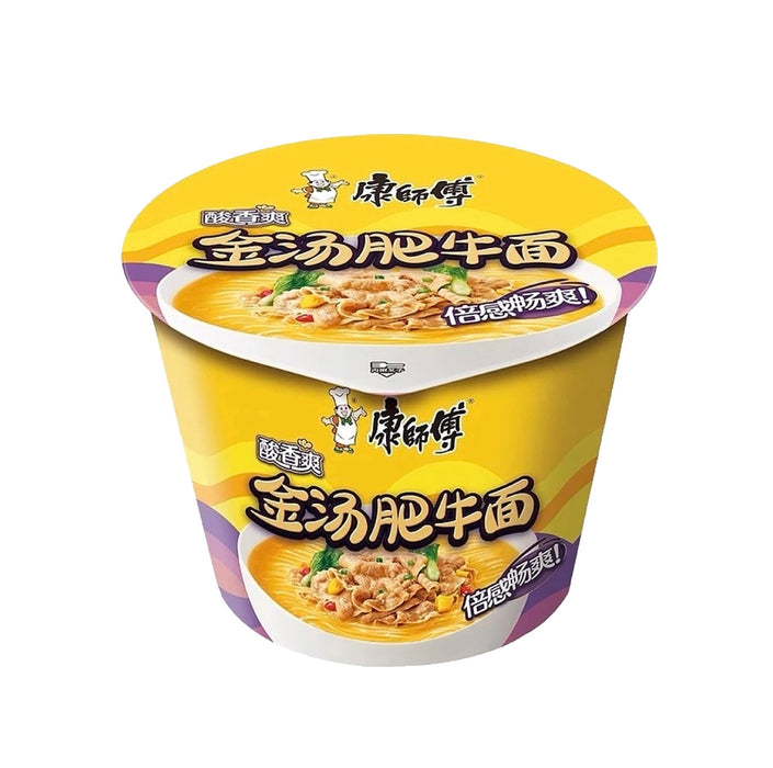 康师傅 金汤肥牛肉 KSF Golden Stock Beef Flavoured Bowl Noodle 100g