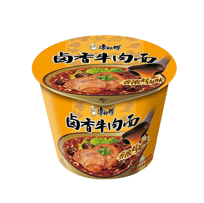 康师傅 卤香牛肉面 KSF Spicy Marinated Beef Bowl Noodles 106g