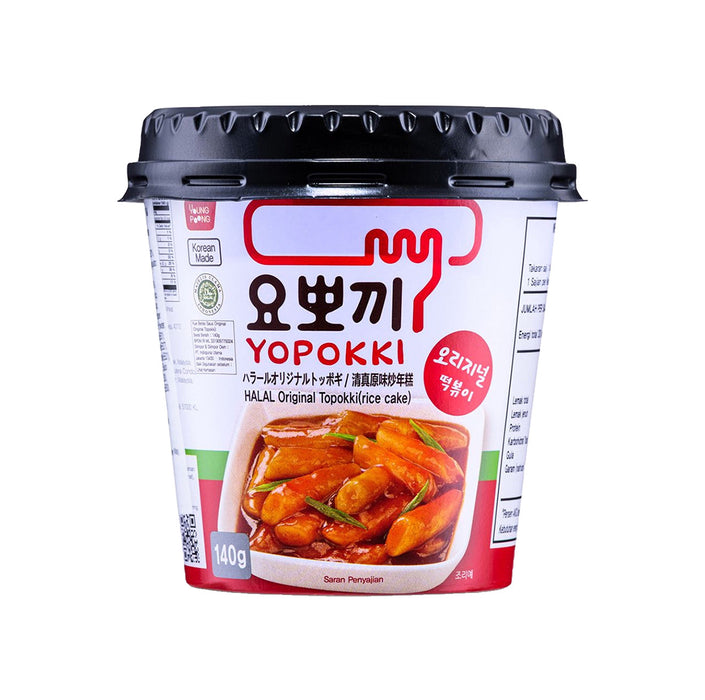 Young Poong Yopokki Halal Original Topokki (Rice Cake) 140g