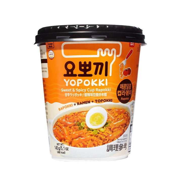 Young Poong Yapokki Sweet & Spicy Cup Rapokki 145g