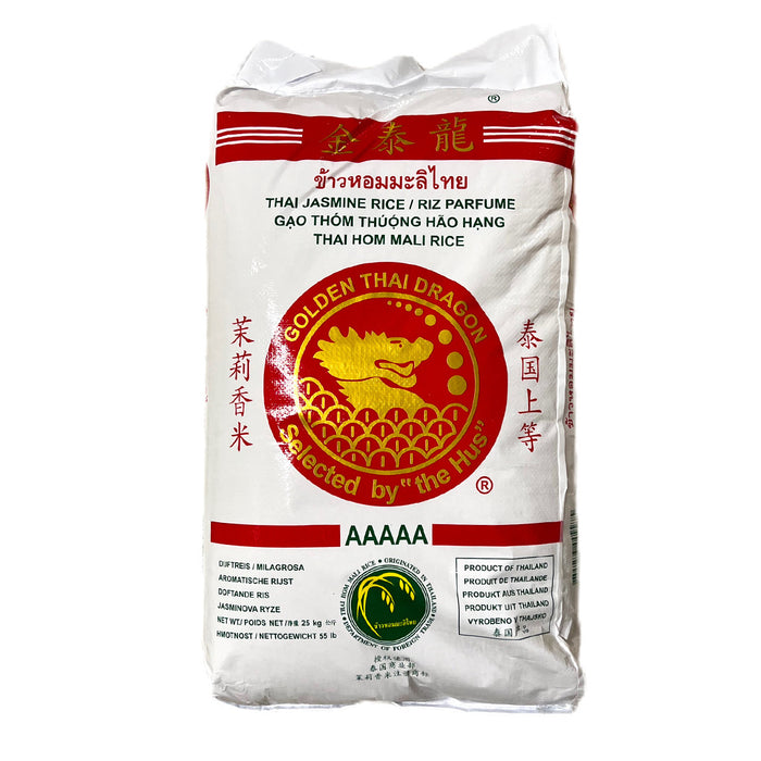 Golden Dragon Thai Jasmine Rice 25kg