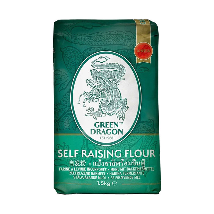 GREEN DRAGON - Self Raising Flour (青龙 白发粉) 150g