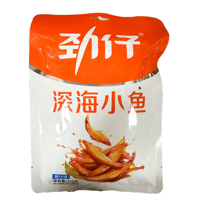 Jinzai-Fried Anchovy Snack Marinated 劲仔 深海小鱼 酱汁味 110g