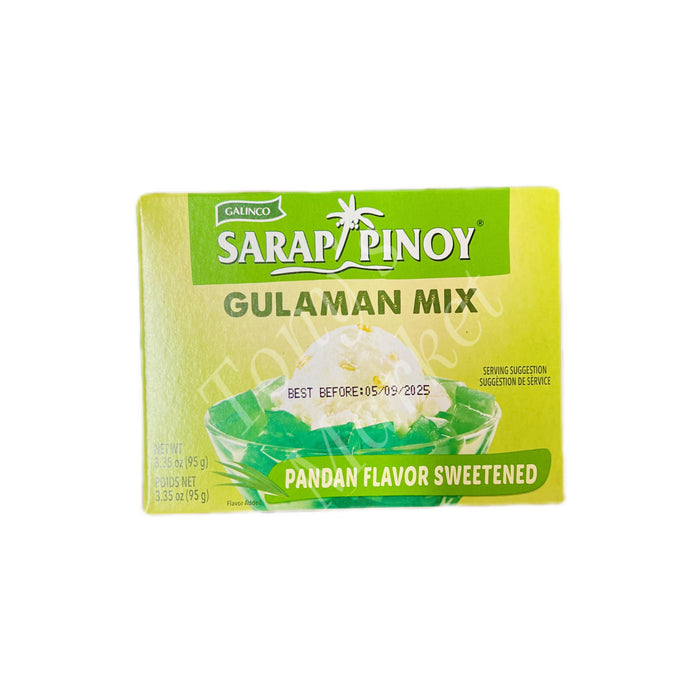 GALINCO SARAP PINOY - Gulaman Mix (Pandan Flavoured Sweetened) 95g