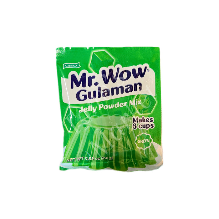 GALINCO MR. WOW GULAMAN - Jelly Powder Mix (Green) 24g