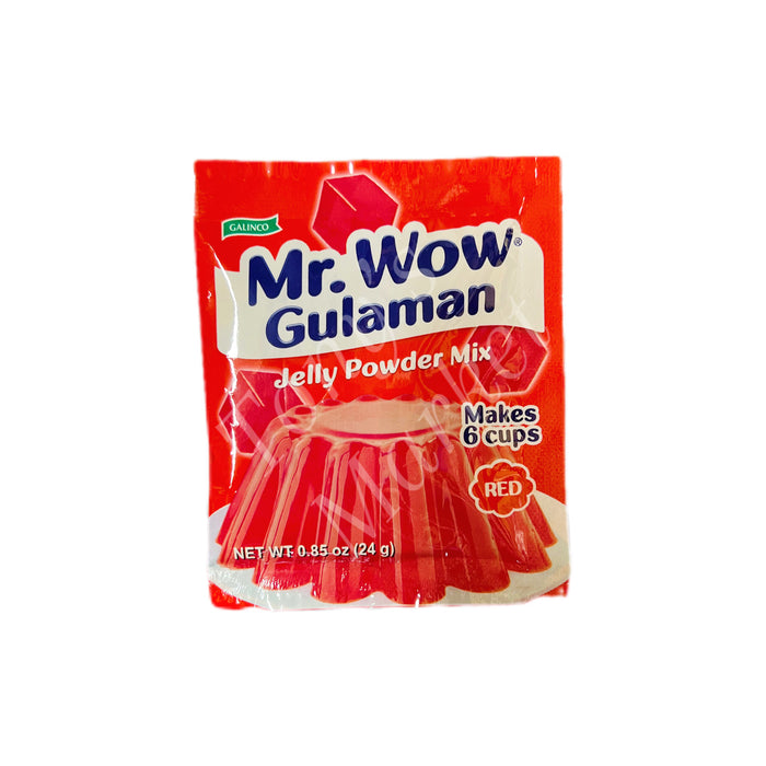 GALINCO MR. WOW GULAMAN - Jelly Powder Mix (Red) 24g