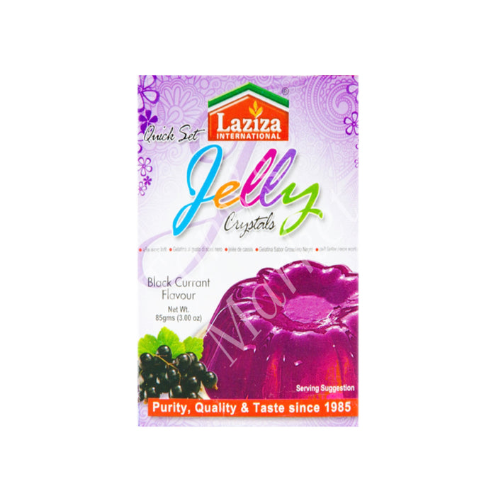 LAZIZA - Jelly Crystals (Black Currant Flavour) 85g