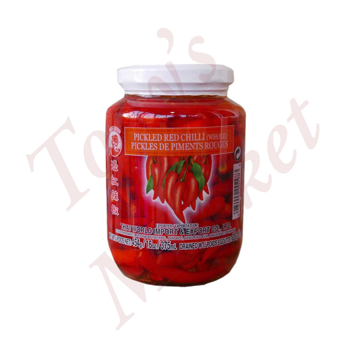 Cock Brand - Pickled Red Chilli (Whole) 454g